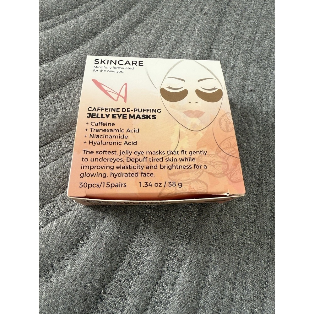 LA Splash Cosmetics Caffeine De-Puffing Jelly Eye Masks‎ 30 Pcs/15 pairs NIB